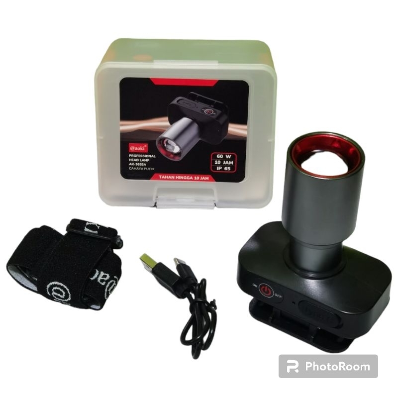 Senter Kepala ZOOM AOKI 60W AK-3685A ll Mitsuyama zoom 50W MS-242P ll Luby ZOOM 50W L-2905L ll Dutro