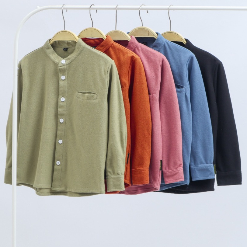 HEPPIKIDSINDO - Baju Kemeja Anak Laki-laki Lengan Panjang - Kemeja Anak 2-7 tahun