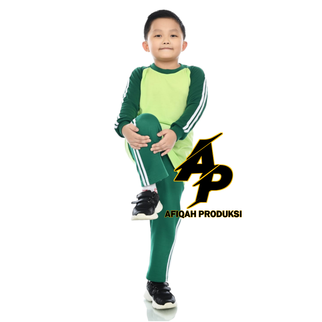 Stelan Kaos Olahraga Anak TK/Seragam Sekolah/Training/Baju Sekolah Anak
