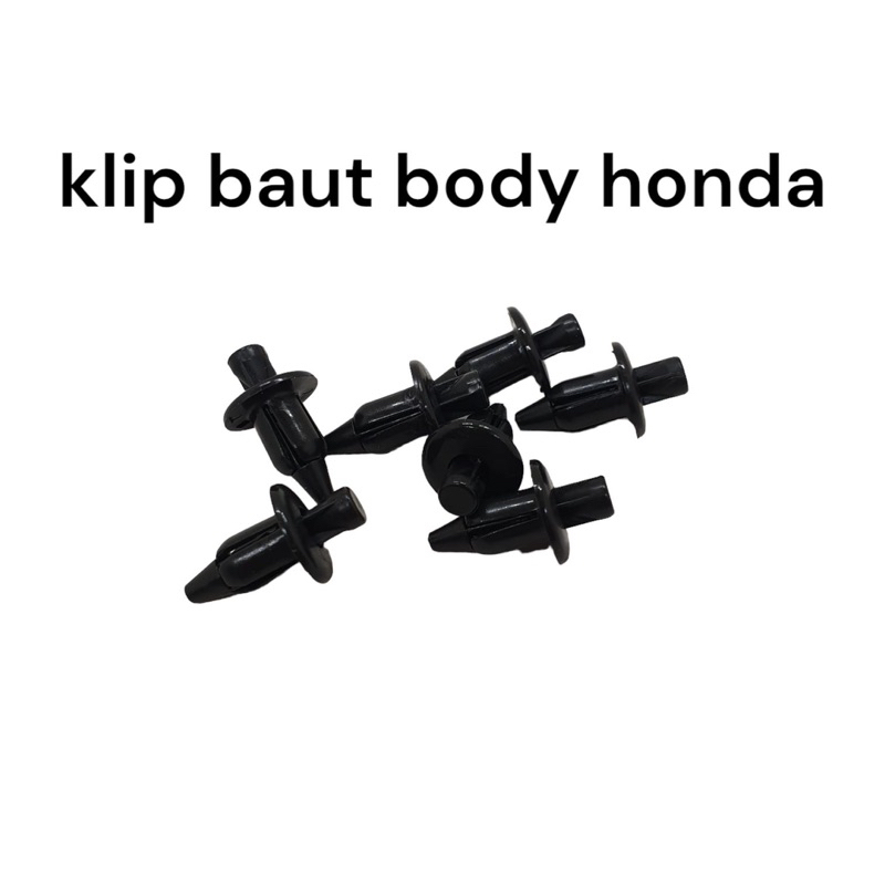 Baut Kancing Klip Plastik Rivet Kecil Body Honda