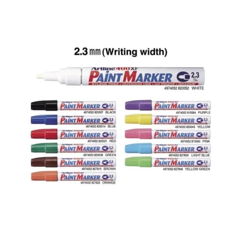 

Spidol Paint Marker Artline 400XF (1pcs)