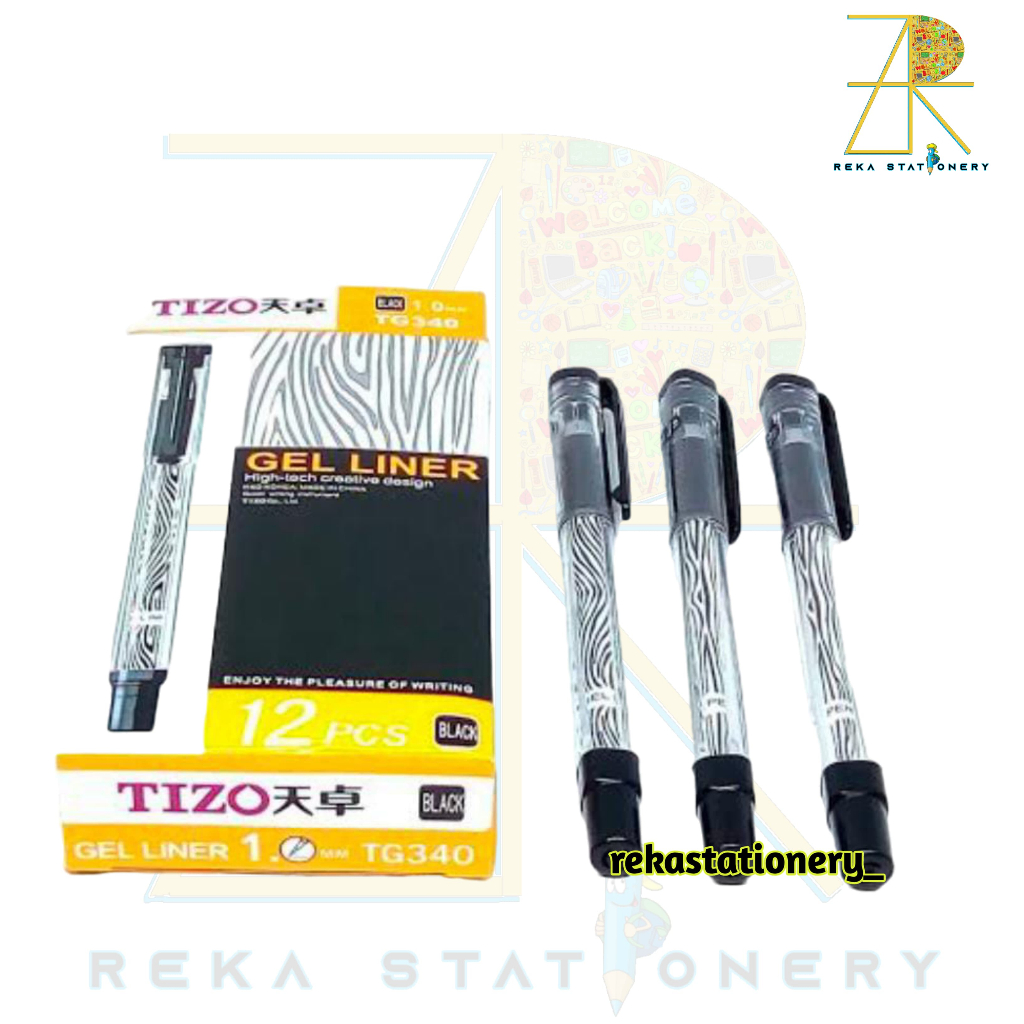 

Gel Liner Tizo TG-340 - Pulpen Gel Halus, Tinta Lancar dan Cepat Kering, Harga per Pcs