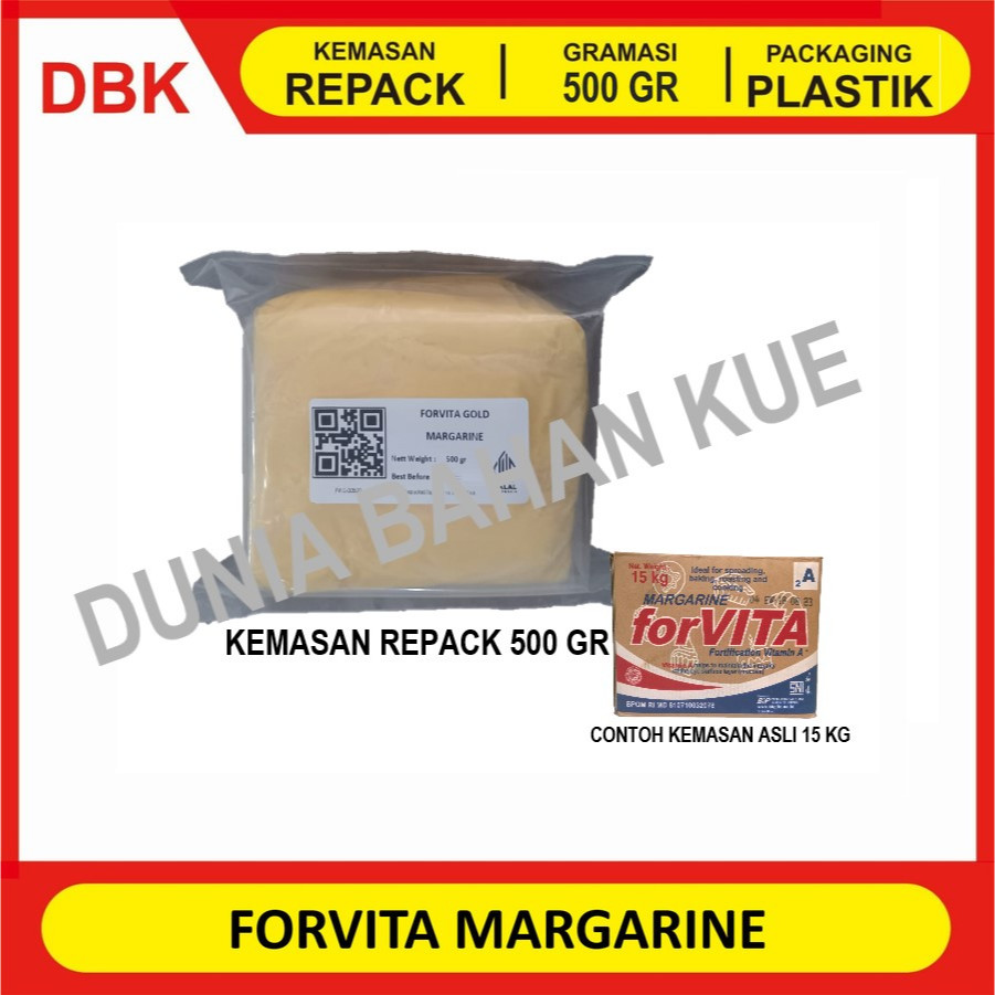 

FORVITA MARGARINE GOLD REPACK 500 GR / MARGARIN FORVITA