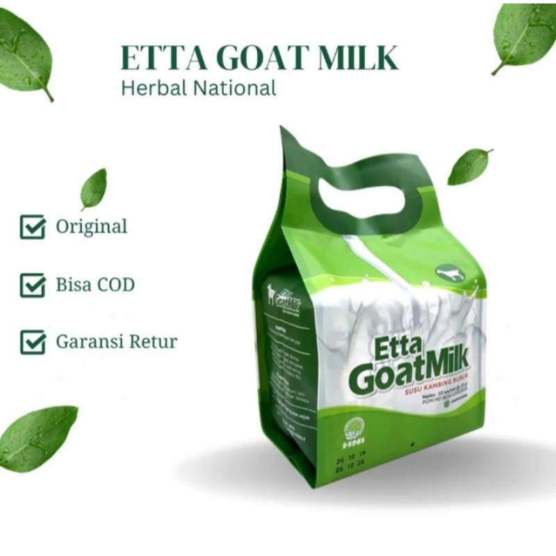 

Etta Goat milk - Susu Kambing Ettawa Bubuk Original Berkhasiat Menyembuhkan Asma