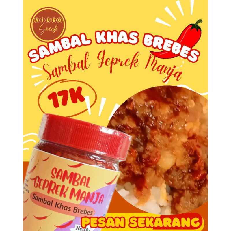 

SAMBAL GEPREK MANJA 17K