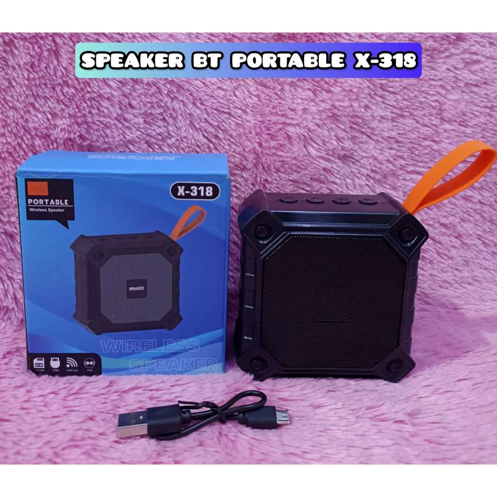 Speaker Bluetooth Portable X-318/Wirelles Speaker Super Bass