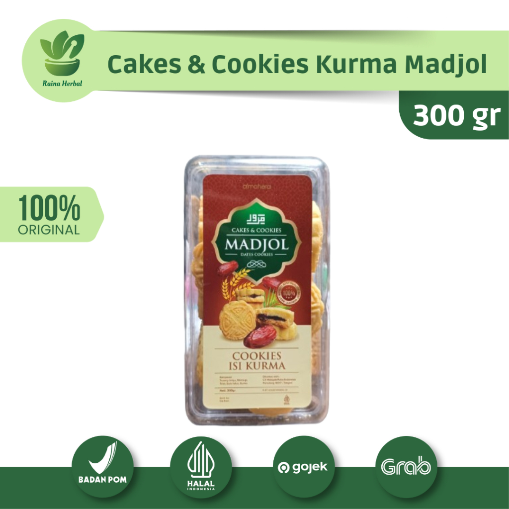 

Cakes & Cookies Kurma Madjol - Biskuit Kurma Cemilan Oleh Oleh Haji 300gr