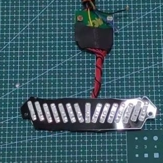 Lampu Stoplamp led running aerox old dan  connected stoplamp aerox 11mode