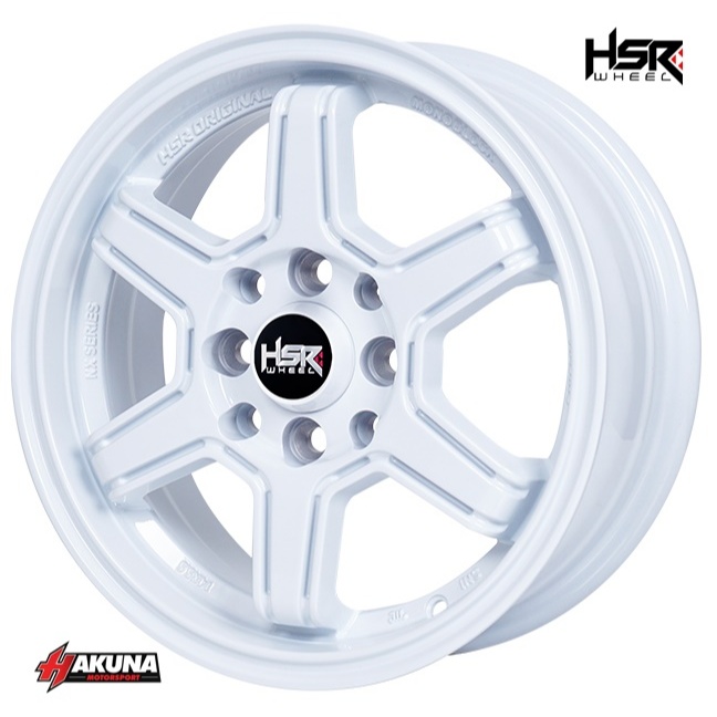 Velg Mobil R14 Rally Look HSR MINAS Pcd4X100-114,3 Buat Agya,Calya,Sigra,Aveo Promo