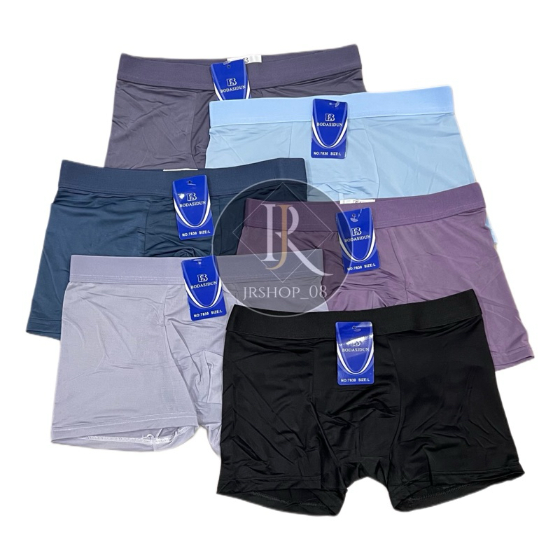 (1box isi 3) celana dalam boxer pria bodasidun / cd boxer pria polos / dalaman cowok dewasa
