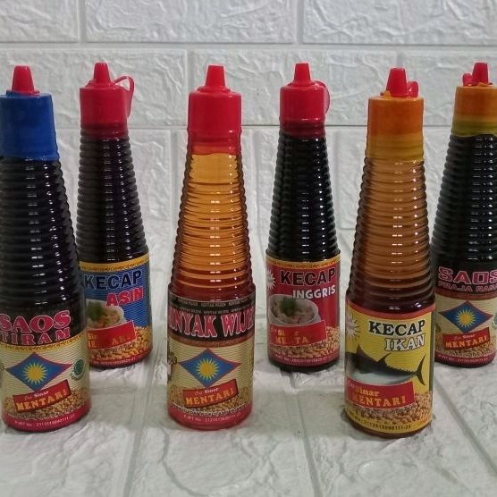 

KODE PRODUK EQRLS794 Paket Hemat isi 6 botol Minyak Wijen Saos Rajarasa Saos Tiram Kecap Ikan Kecap Asin Kecap Inggris
