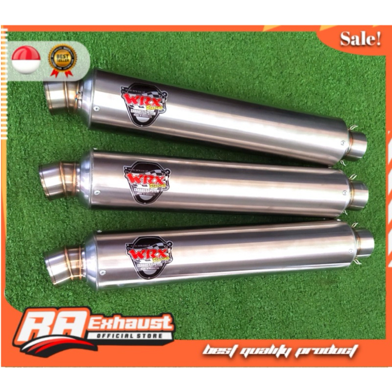 SLINCER WRX GP5 K1 DIAMETER 50 / SILINCER KNALPOT WRX PANJANG 40CM SUARA BASS PADAT ADEM / SILENCER 
