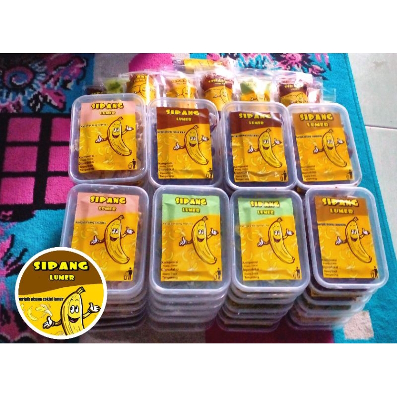 

keripik pisang coklat lumer /snack keripik /varian rasa