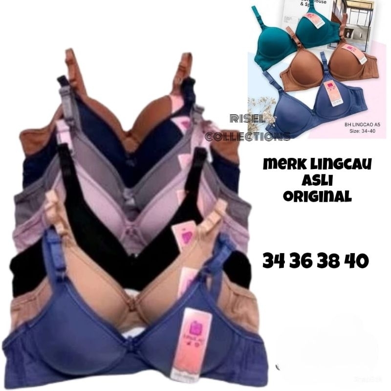Bra Lingcao BH Lingcau Tanpa Kawat Kait 2