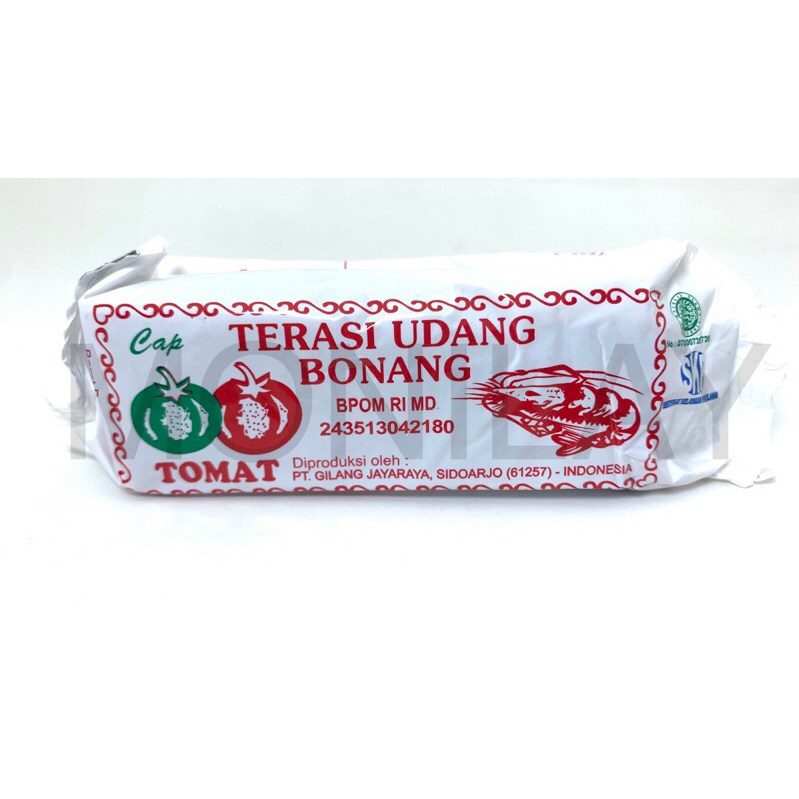 

Terasi Udang Bonang Cap Tomat 65 Gram