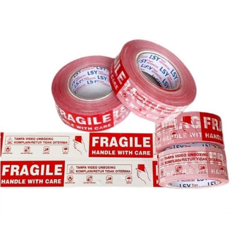 Lakban Fragile 45x200y / Lakban Fragile Unboxing 45 x 200y / Lakban fragile 200y