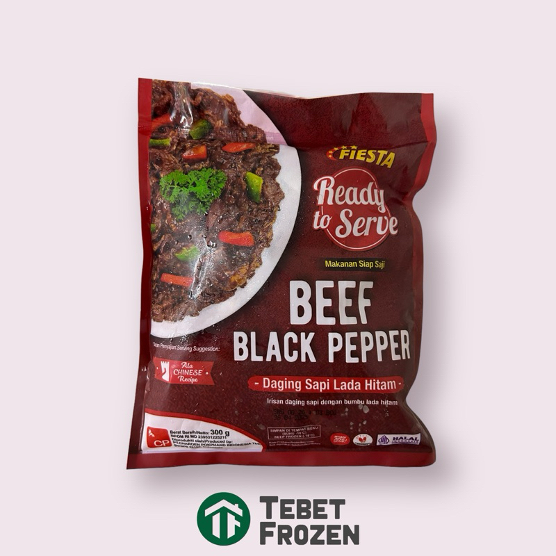 

FIESTA READY TO SERVE BEEF BLACKPEPPER 300GRAM - TEBET FROZEN