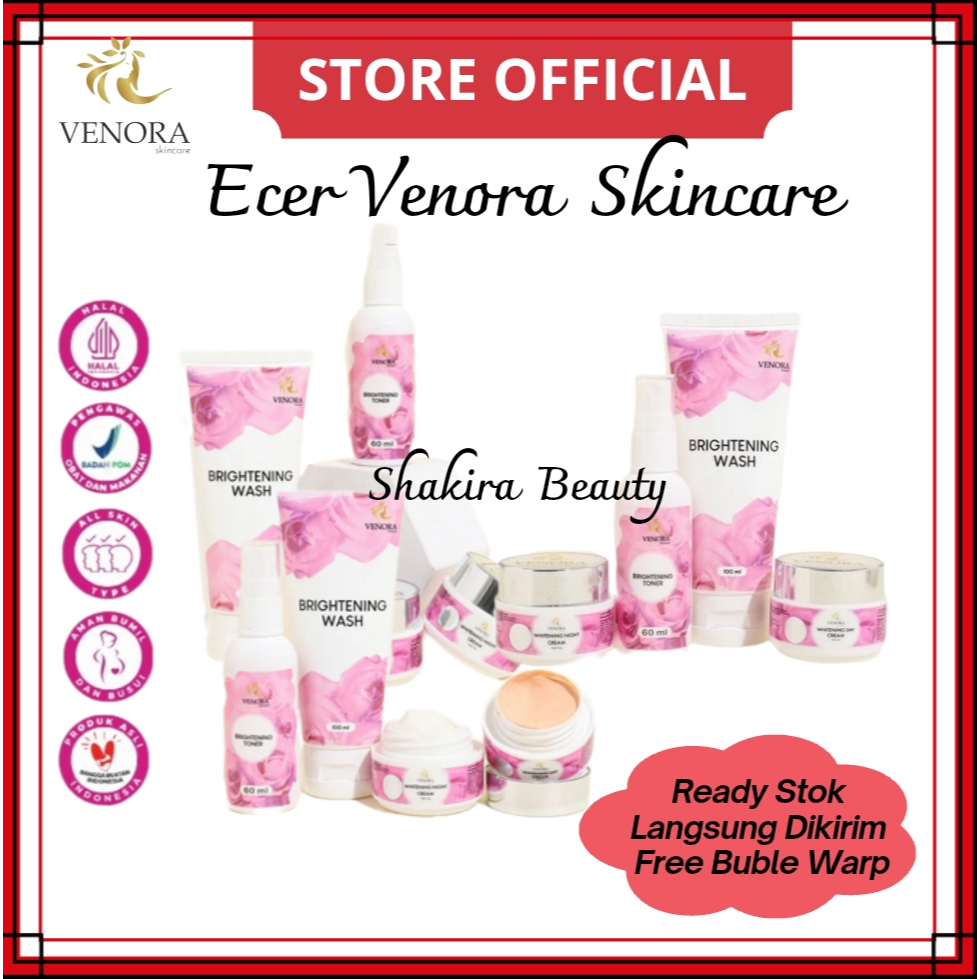 VENORA SKINCAR ECER VENORA ALL VARIAN READY STOK TERMURAH ORIGINAL BERGARANSI