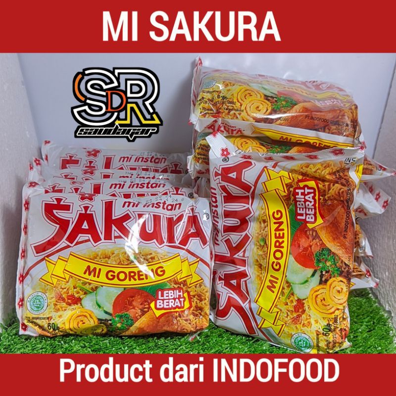 

[10pcs] Mi Sakura Goreng / Mi Sakura Indofood / Mi Sakura jadul