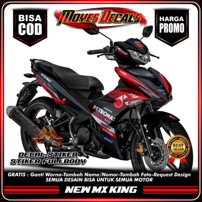 Decal Yamaha MX King 150 New Motif Petronas,Decal Stiker Yamaha MX king 150 New Full Body