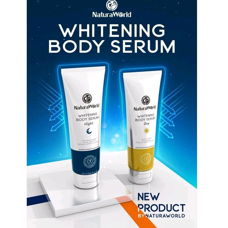 Natura Whitening Body Serum (Free Emas LM)