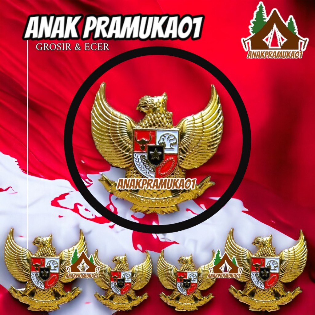 Pin garuda untuk peci paskibra