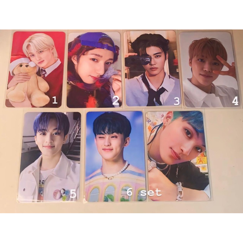 (READ DESK) PHOTOCARD OFFICIAL NCT DREAM MARK BONEKA CHRISTMAS MARK WINK HOTSA BEATBOX SET RENJUN QR