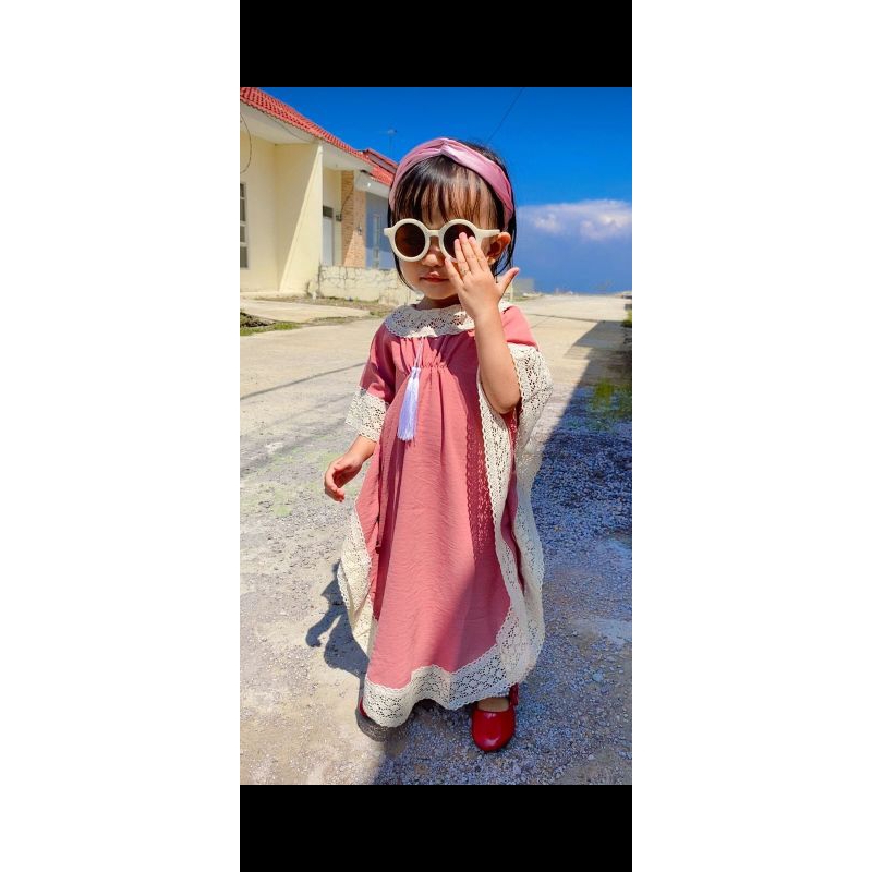 kaftan anak kaftan couple pakaian anak perempuan