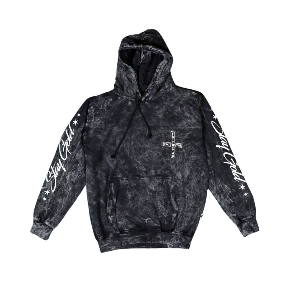 FAITHSTAR SKATEMERCH  - HOODIE SANDWASH INDIES