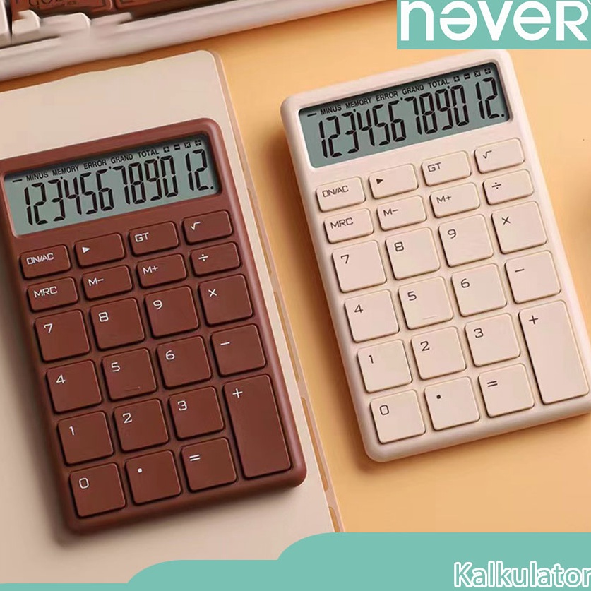 

Produk Populer Never Offiicial Kalkulator 12 digits aesthetic Calculator simple electronic