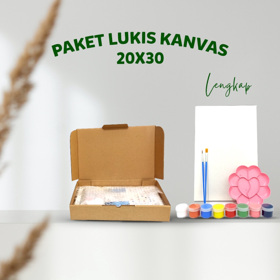 

Get Surprise Paket Hemat Alat Lukis Lengkap 1 Set Peralatan Melukis Anak Kuas Cat Air Minyak Warna Watercolor Palet Kuas Painting Brush Kanvas Canvas Paint Art Acrylic Akrilik 4 in 1