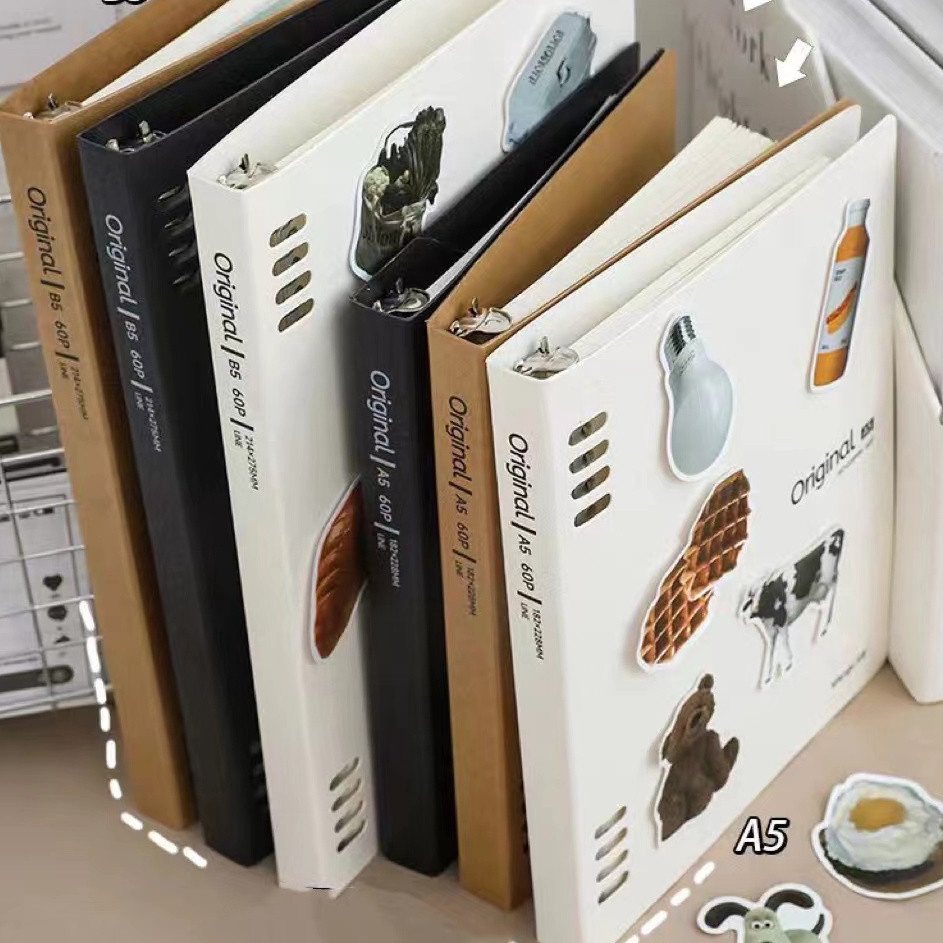 

Penjualan Khusus Winzige Buku Binder B5 A5 Notebook Buku Diary Aesthetic Buku Tulis Sekolah Buku Catatan Tebal Vintage Lucu Stationery