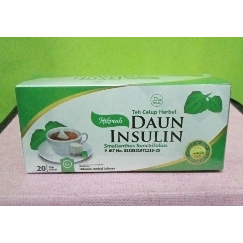 

Obat Diabetes Teh Celup Daun Insulin/teh herbal daun insulin isi 20 pcs