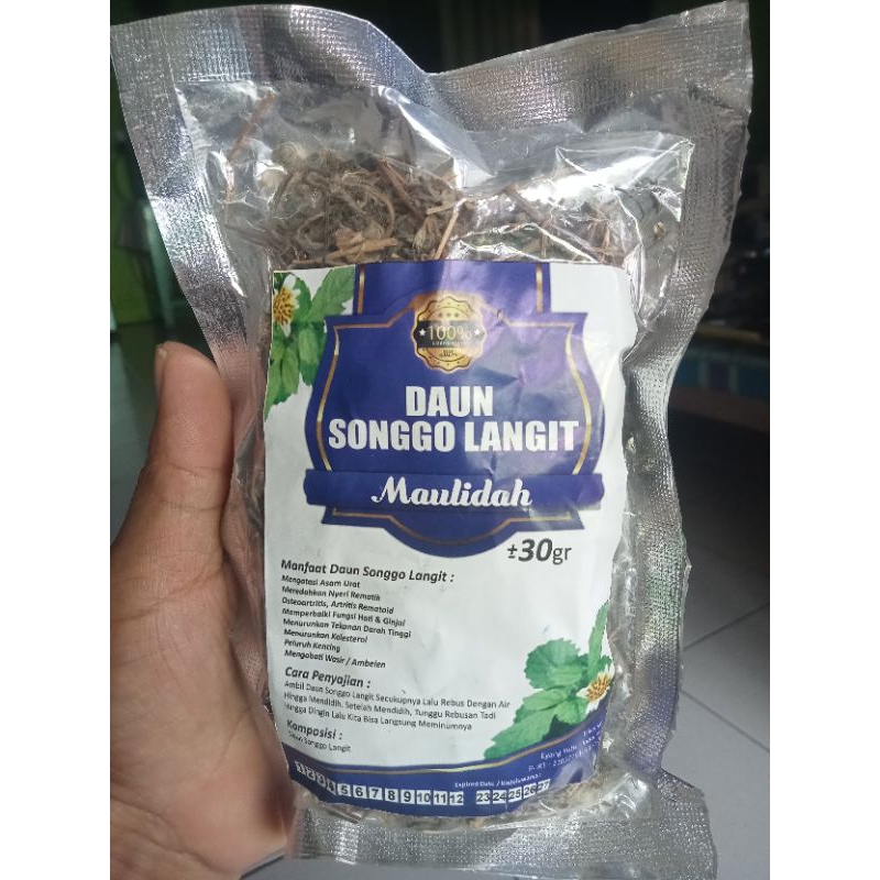 

Teh Daun Songgo Langit/Teh herbal daun Songgo langit 30 gram