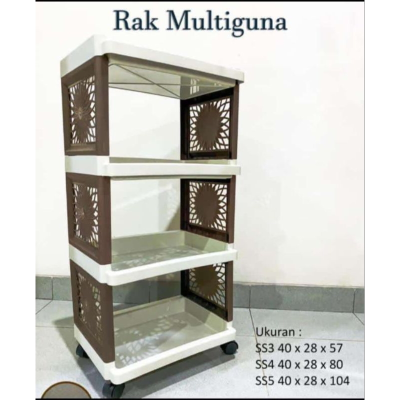 RAK YOYO RAK SERBAGUNA DORONG RODA SUSUN 4