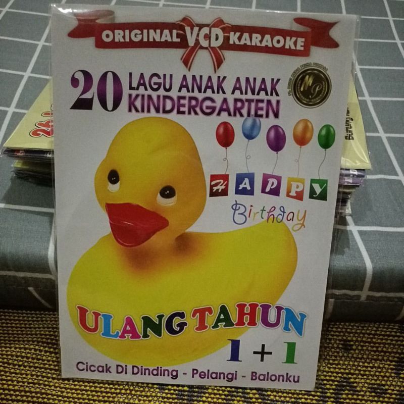 KASET VCD 20 LAGU ANAK ULANG TAHUN