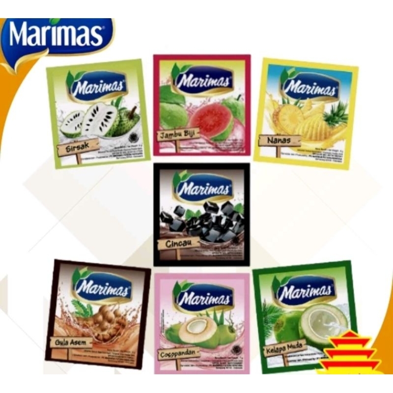 

Marimas / Jasjus / Cocorio/ Tea jus Minuman Aneka Rasa 1 Renceng