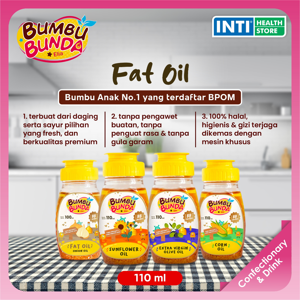 

Bumbu Bunda by Elia | Fat Oil Non MSG Non Pengawet | Minyak BB Booster