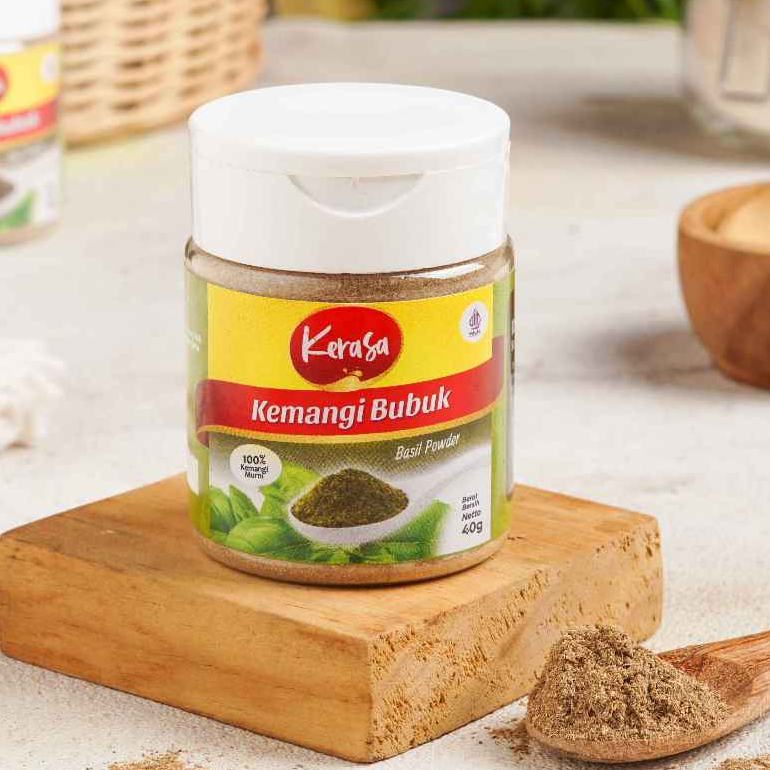 

Kerasa Bubuk Kemangi Pure Basil Leaves Powder