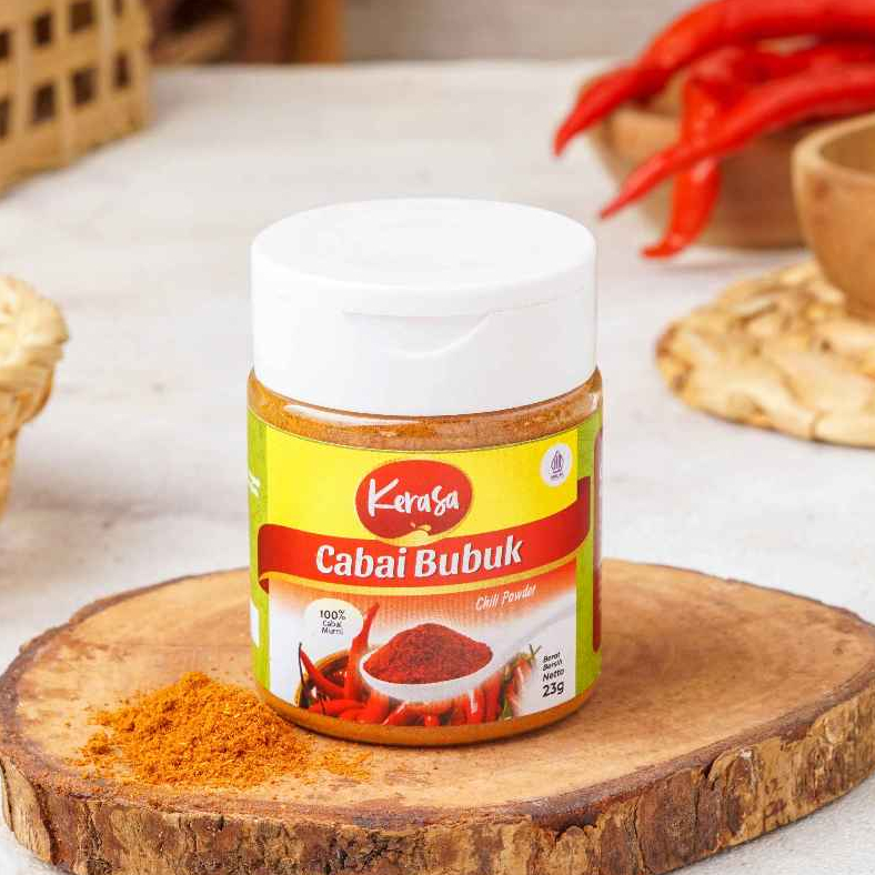 

Kerasa Bubuk Cabai Pedas (Cabe Bubuk) Pure Chili Flakes Powder