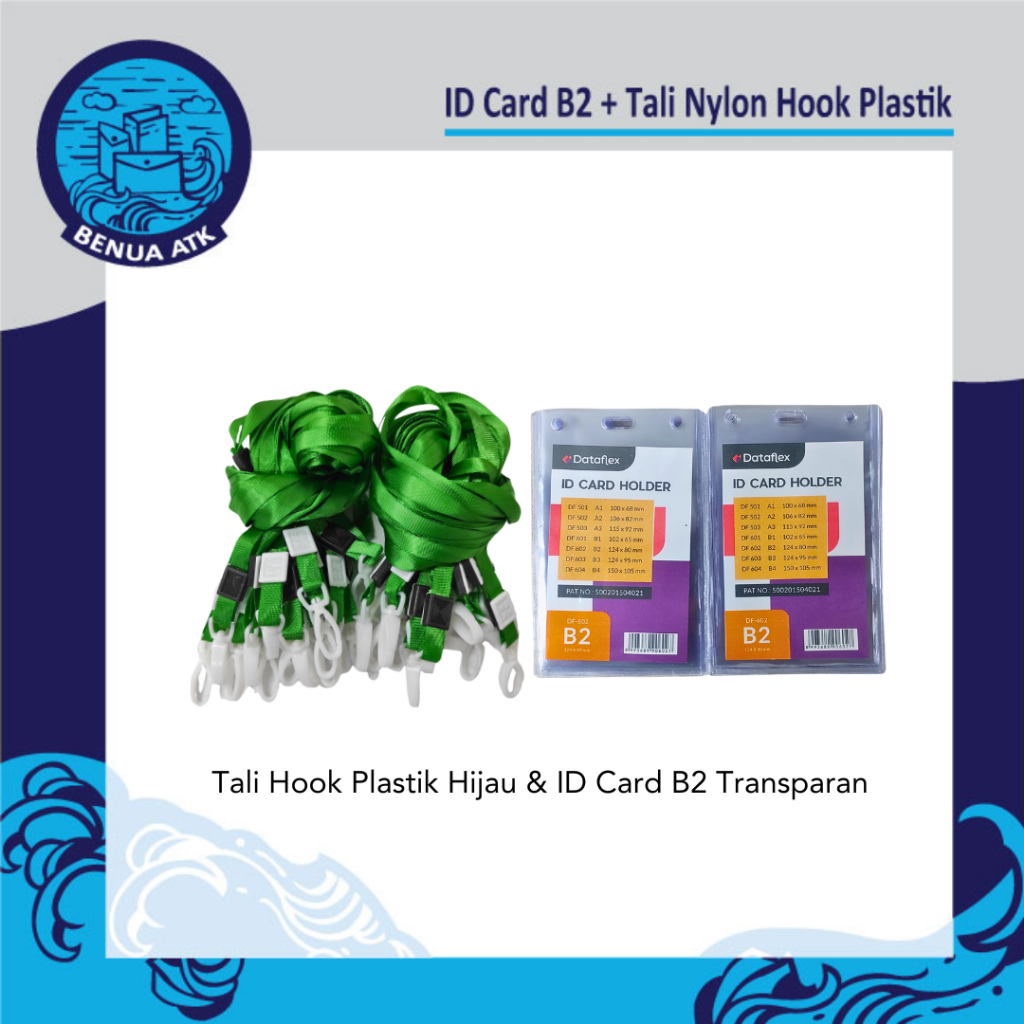 

Bundling ID Card B2 + Tali Nylon Hook Plastik [NYLKP]