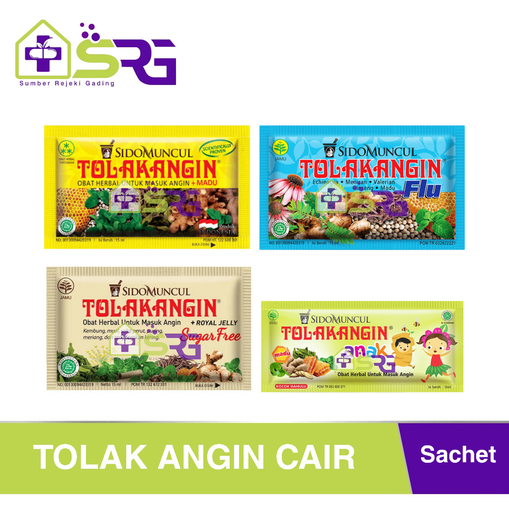 Sido Muncul Tolak Angin Cair All Varian SACHET