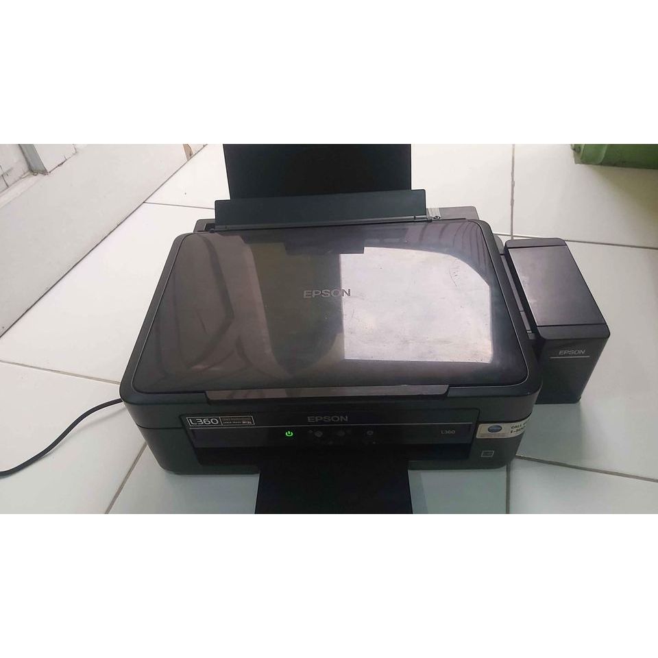 printer epson L360 scan copy bekas normal