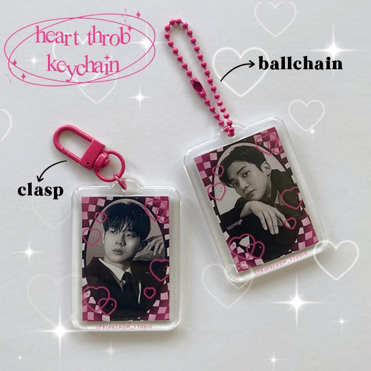 [READY] K-Drama Actor Heart Throb Acrylic Keychain / Gantungan Kunci Akrilik Aktor Drama Korea Ganci