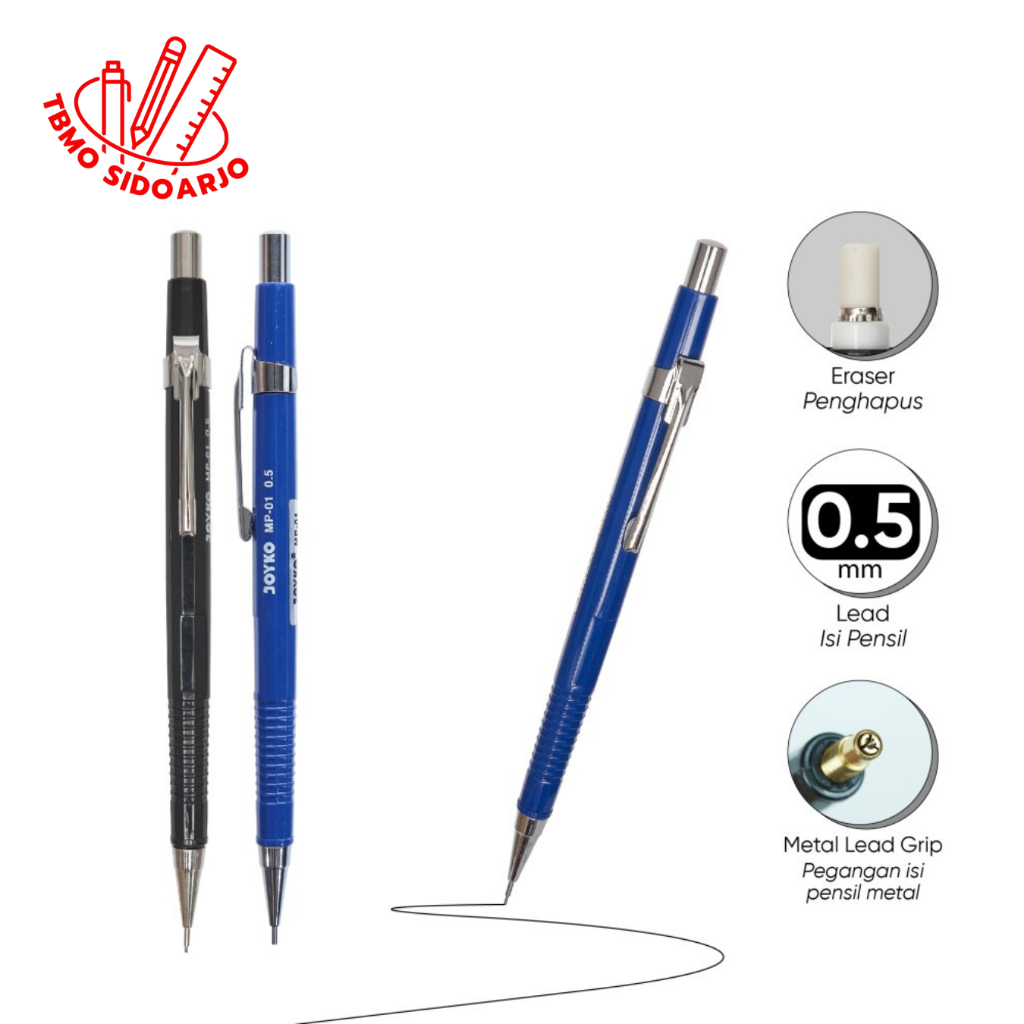 

TBMO Mechanical Pencil Pensil Mekanik Joyko MP-01 0.5 mm