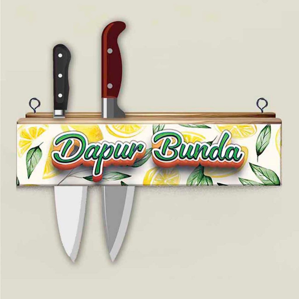 Tempat Pisau Aesthetic Hiasan Dapur