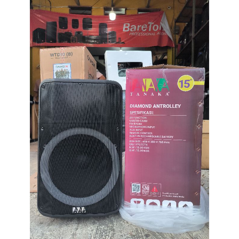 speaker Tanaka 15 inc Diamond/ speaker bluetooth 15 inc