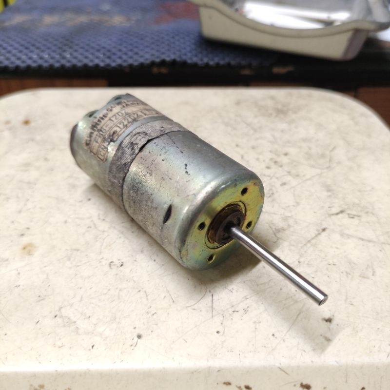DC MOTOR AS PANJANG Dinamo DC 12v 24v Canon Japan Mini Drill 4000Rpm