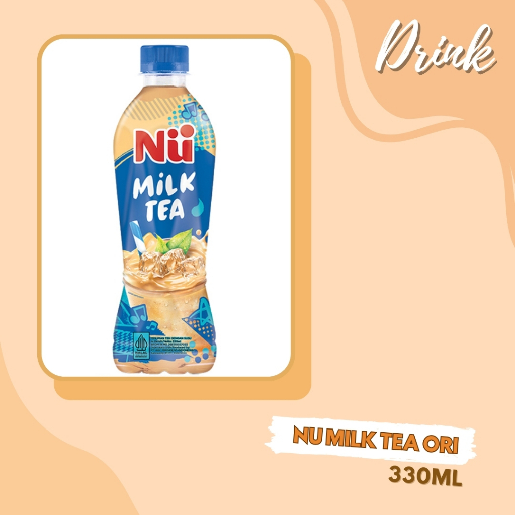 

DRINK | MINUMAN BOTOL | TEH BOTOL | NIU | NU MILK TEA 330ML