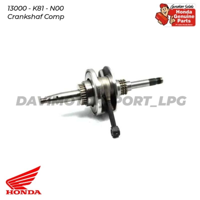 Crank shaft Comp/ Askruk 13000-K81-N00